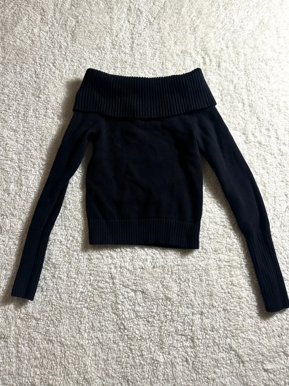 ARITZIA SUNDAY BEST TOPAZ OFF-THE-SHOULDER SWEATER - Picture 5 of 5